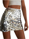 Sequin Y2K Mini Skirt