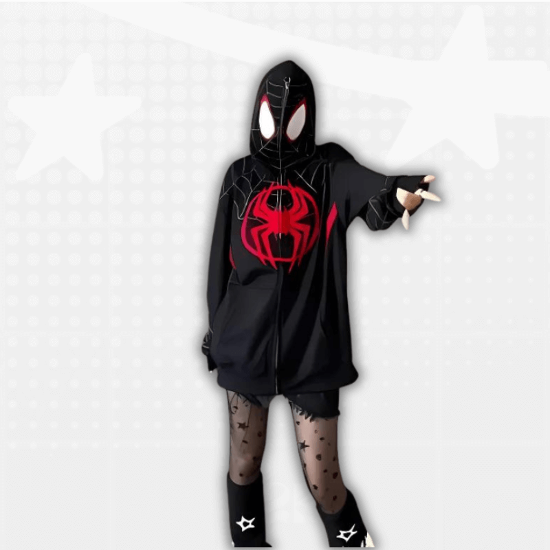 Spider Y2K Full Zip Hoodie