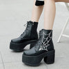 Spider Y2K Platform Boots