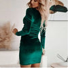 Velvet Y2K Mini Dress