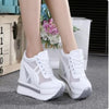 Wedge-heeled Y2K Sneakers