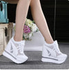 Wedge-heeled Y2K Sneakers