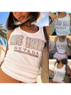 White Las Vegas Tank Top