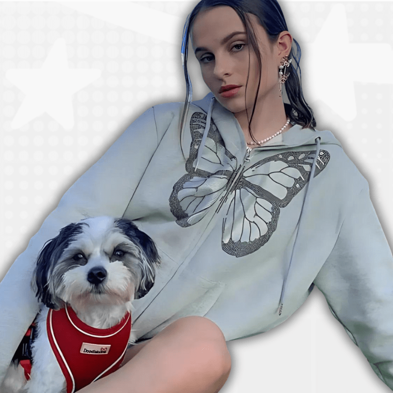 Women's Y2K Vintage Zip Up Hoodies