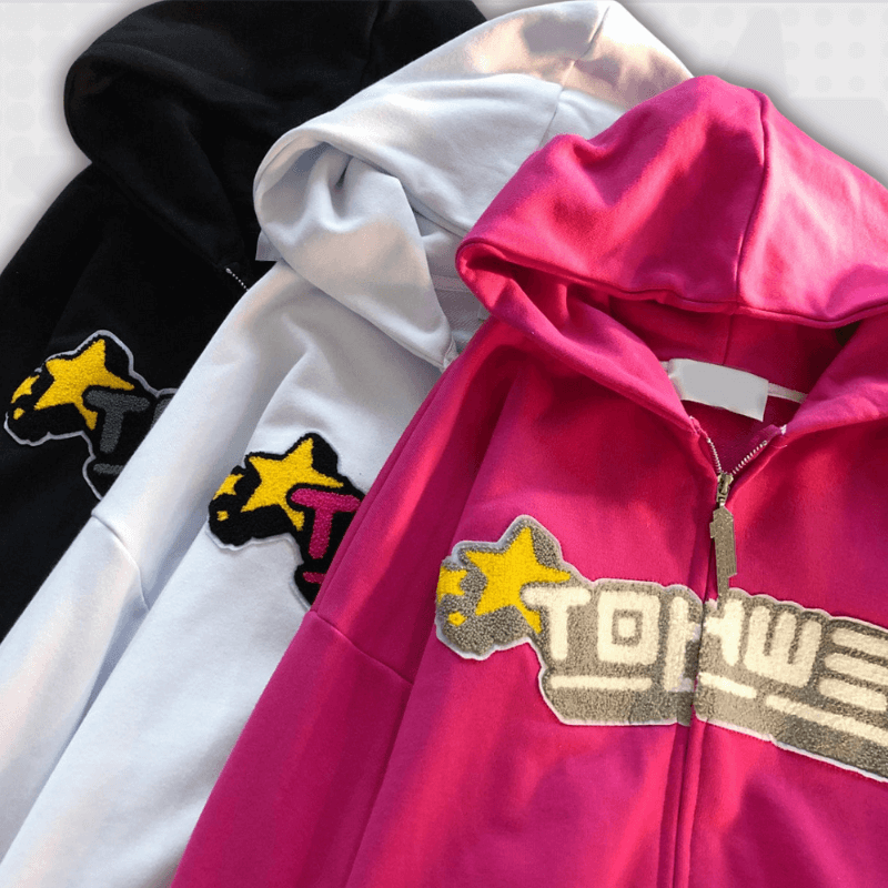 Women's Zip Up Hoodies Y2K