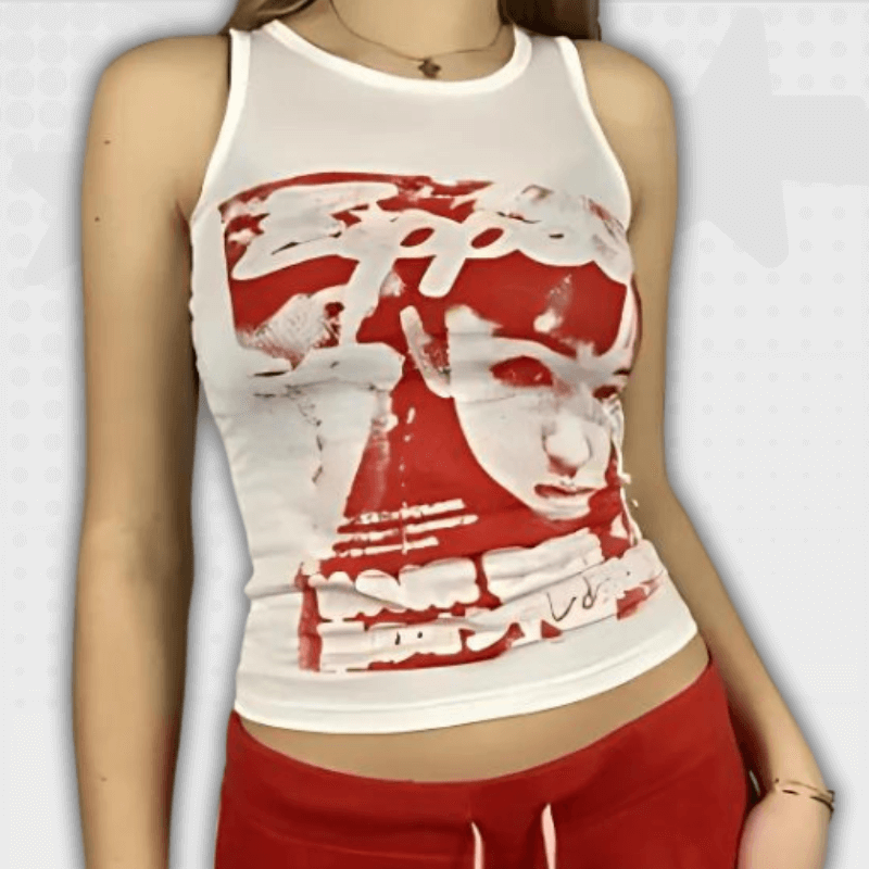 Womens Y2K Tank Top