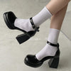 Y2K Black Platform Sandals