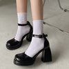 Y2K Black Platform Sandals