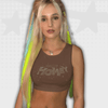 Y2K Brown Crop Top