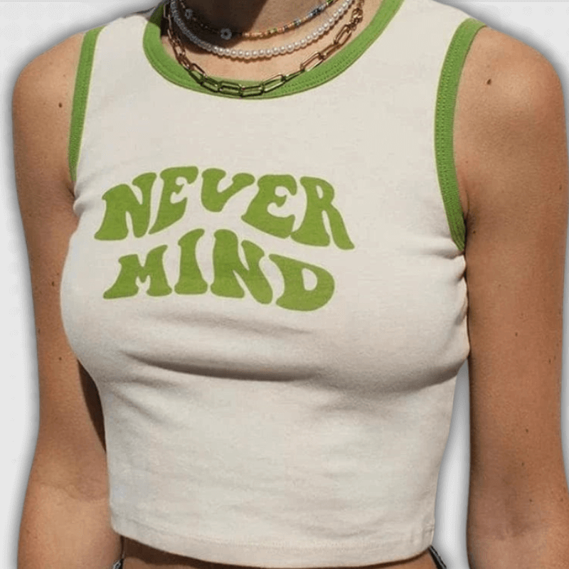 Y2K Cropped Tank Top