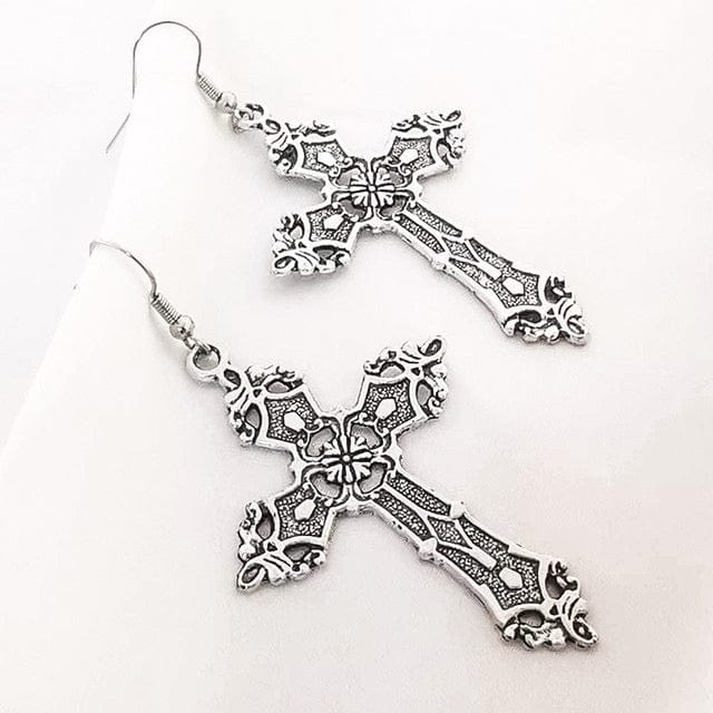 Y2k Cross Dangle Earrings