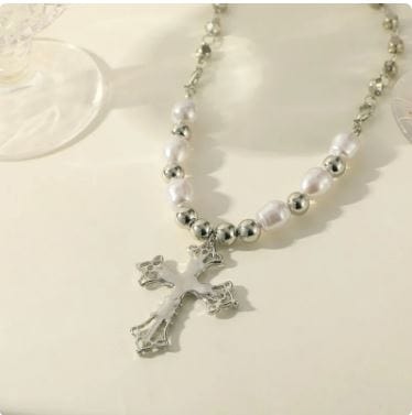 Y2K Cross Pendant Necklace