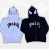 Y2K Full Zip Spider Hoodie