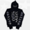 Y2K Grunge Full Zip Hoodie