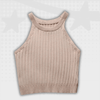 Y2K High Neck Crop Top