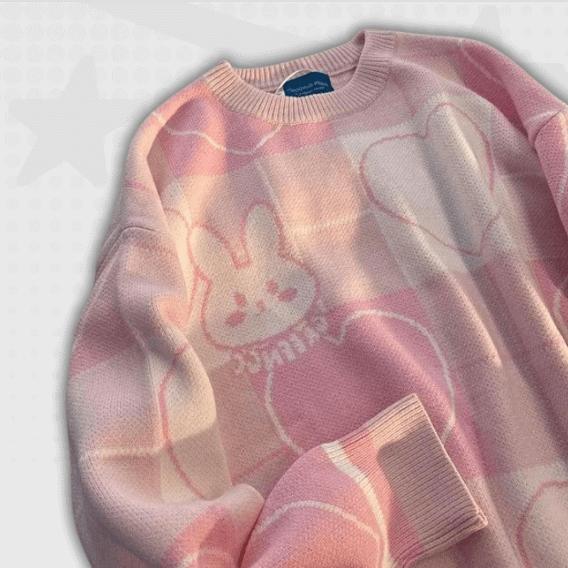 Y2K Kawaii Oversized Sweater