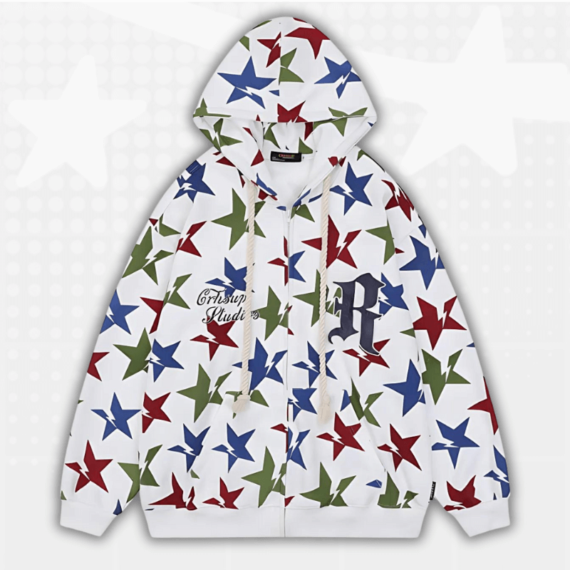 Y2K Lighting Star Hoodie