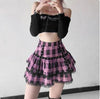 Y2K Plaid Skirt