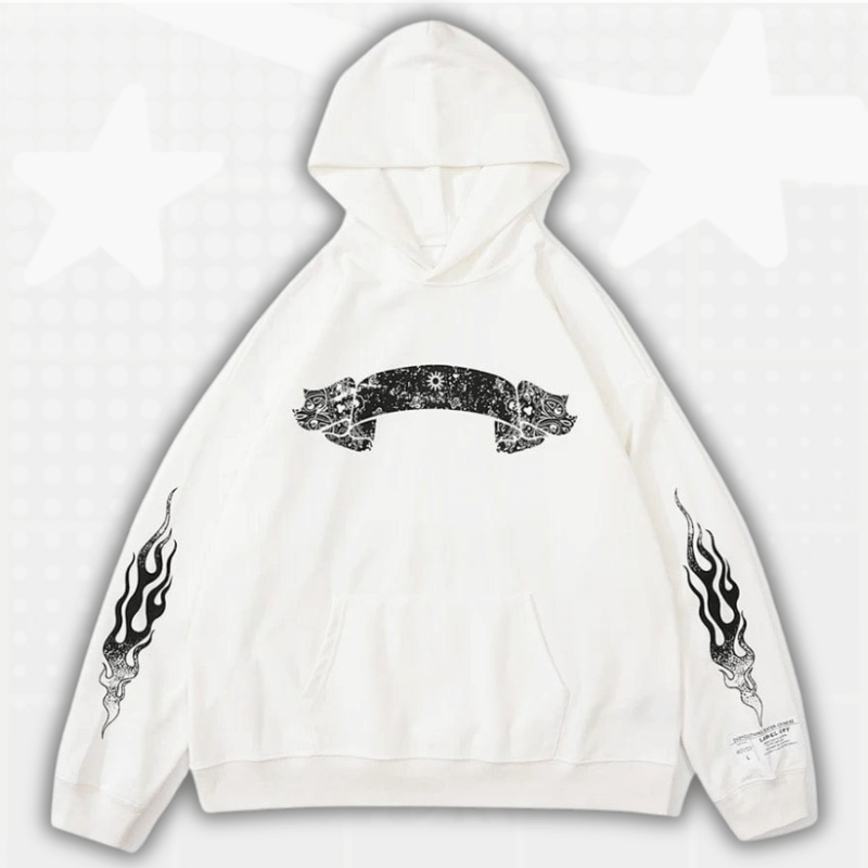 Y2K Print Hoodie