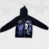 Y2K Skull Rhinestone Hoodie