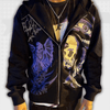 Y2K Skull Rhinestone Hoodie