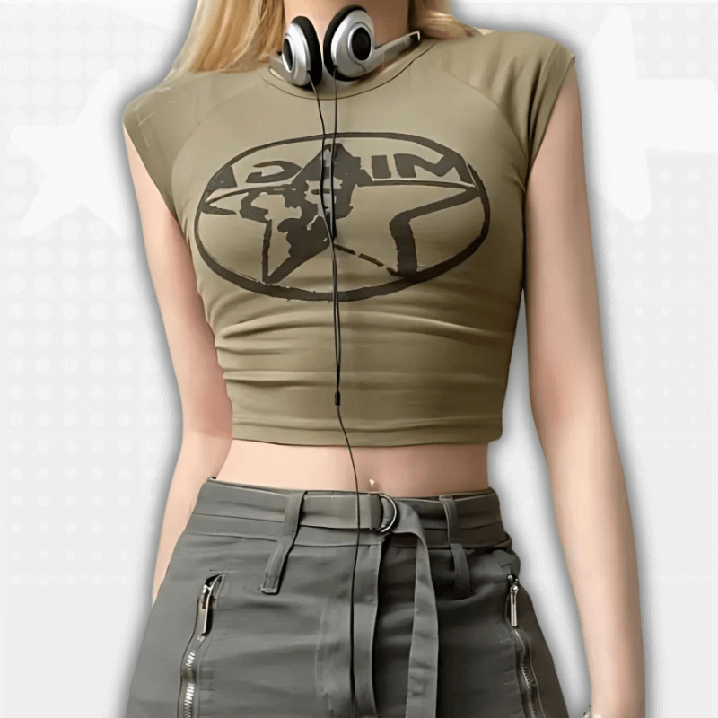 Y2K Star Tank Top