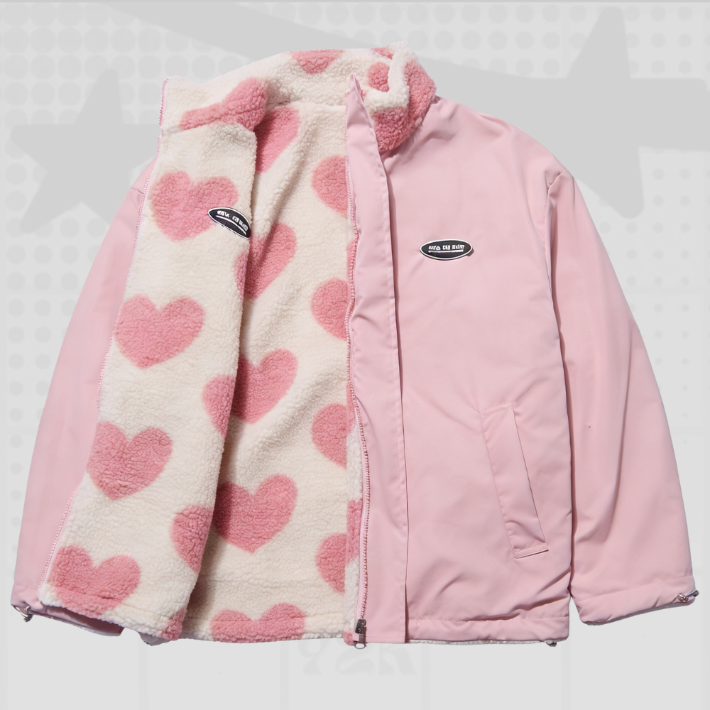 Oversized Y2K Plush Coat