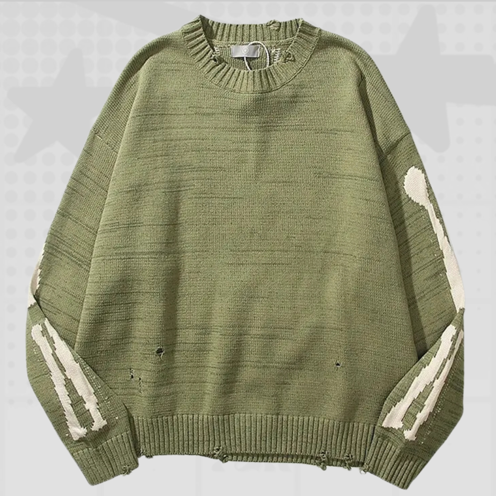 Skeleton Y2K Sweater