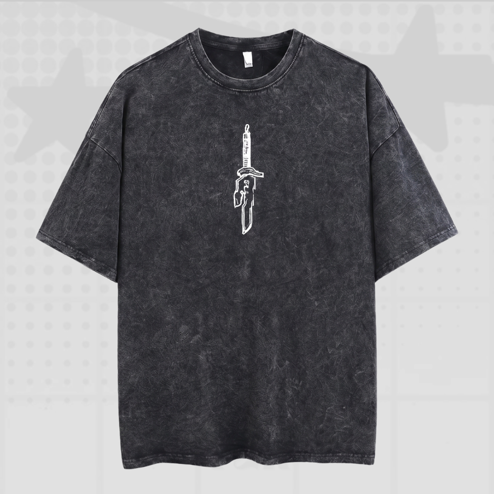 Washed Cotton Y2K Tshirt