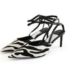 Zebra Y2K Heels