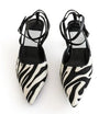 Zebra Y2K Heels